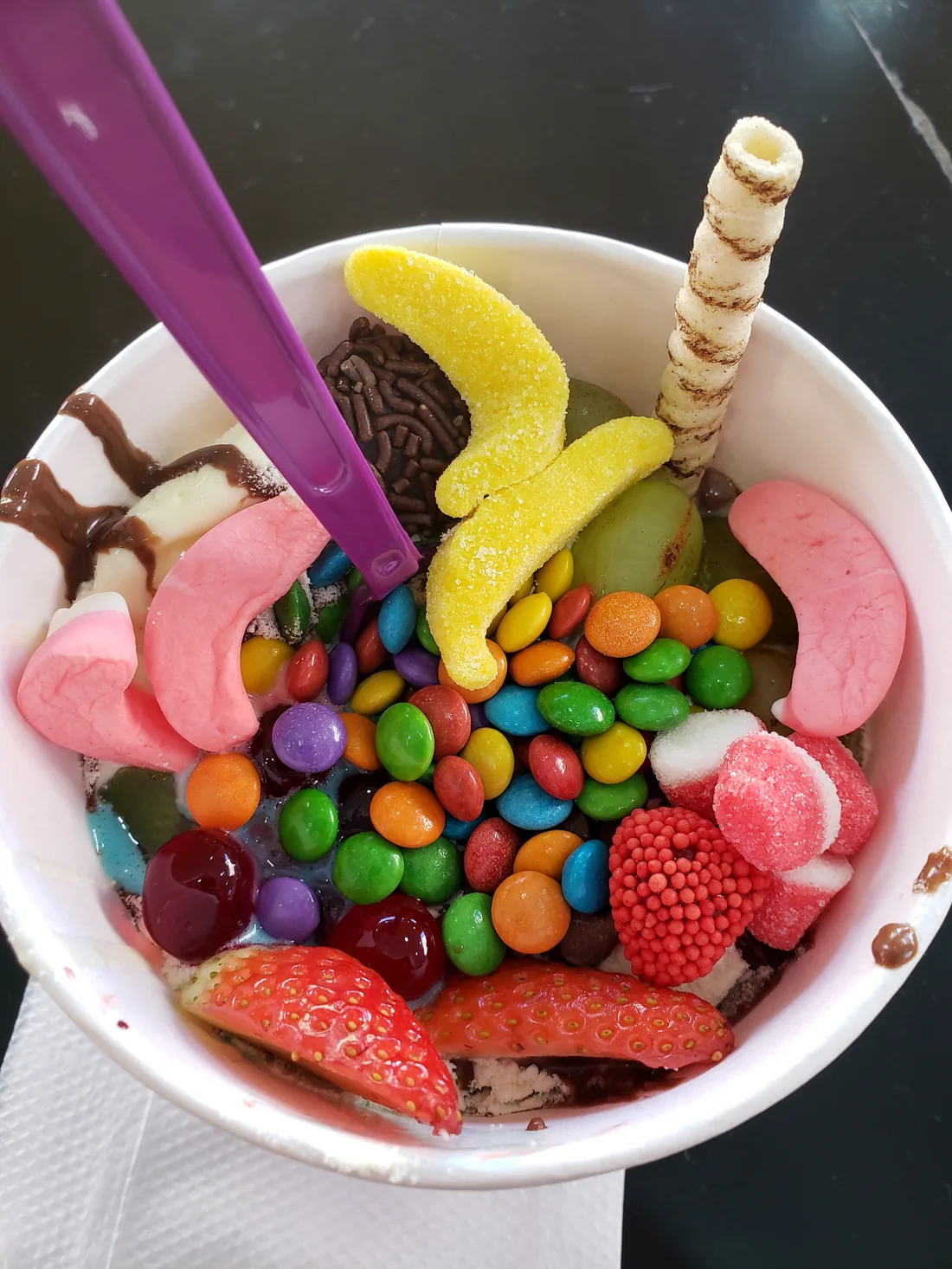 Açaí com adicionais na Amazônia Urbana Açaíteria em Pinhal