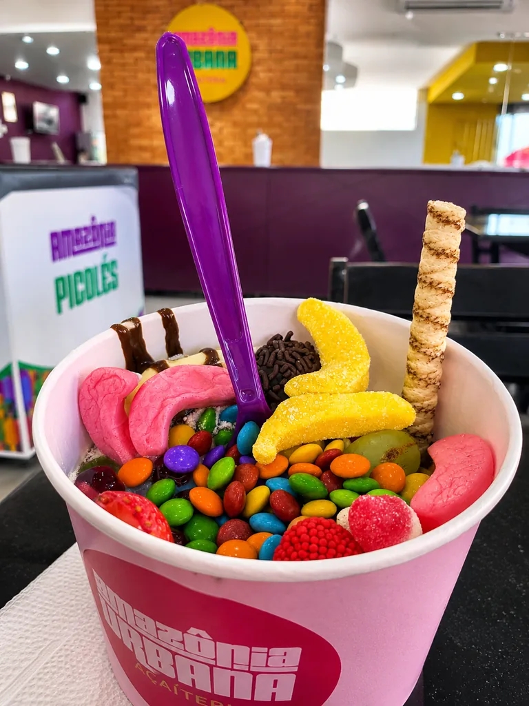 Açaí self-service da Amazônia Urbana em Pinhal